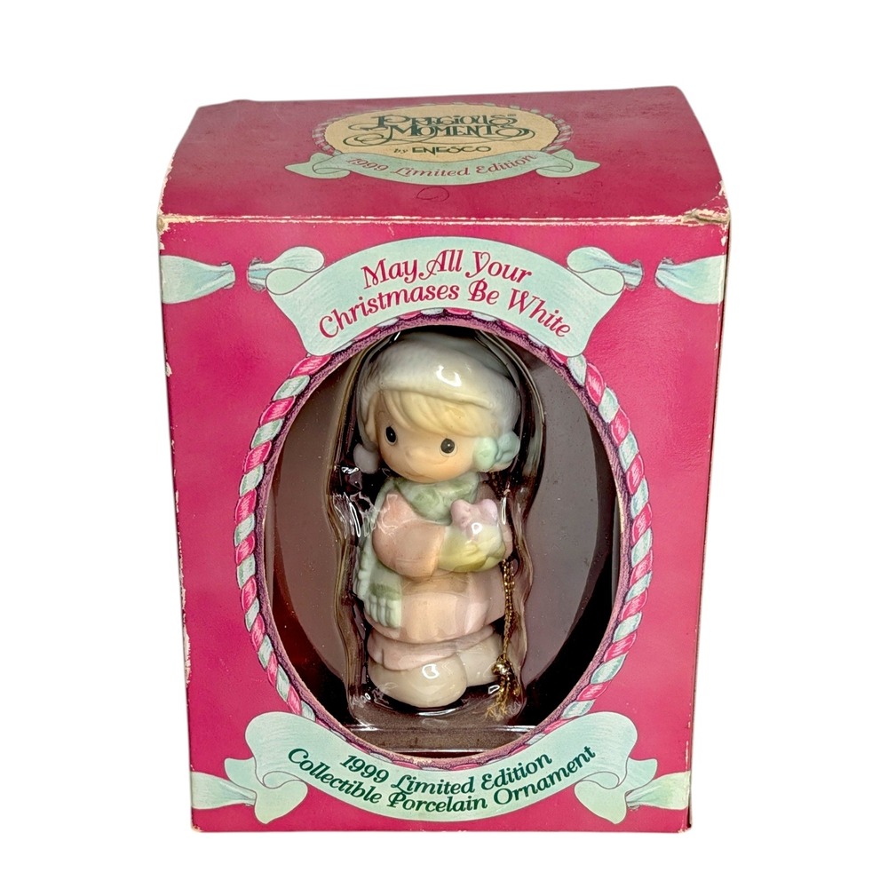 Precious Moments 1999 Limited Edition Porcelain Ornament 521302R Sam Butcher NIB